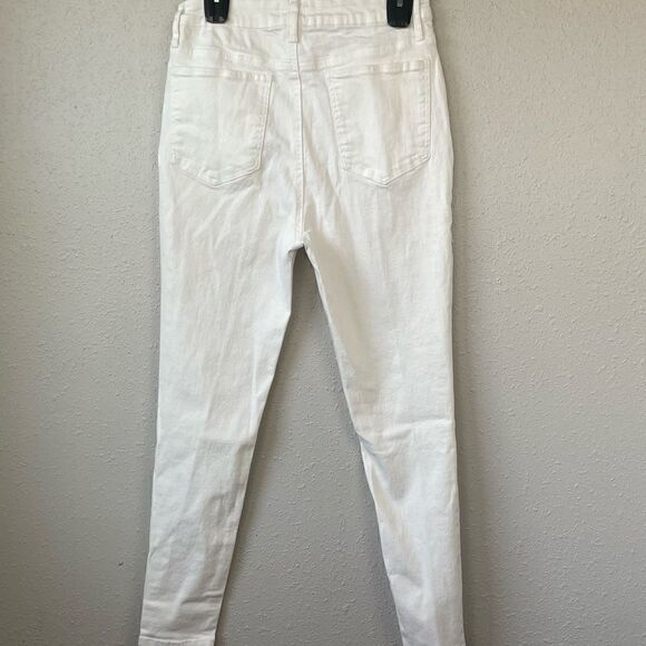 EUC Abound Womens High-Rise Skinny White Skinny Jeans Size 32 - Picture 2 of 5